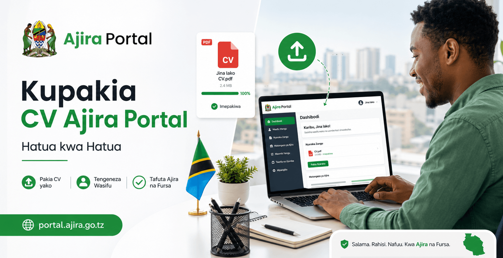 Mwongozo wa kupakia CV kwenye Ajira Portal Tanzania 2026