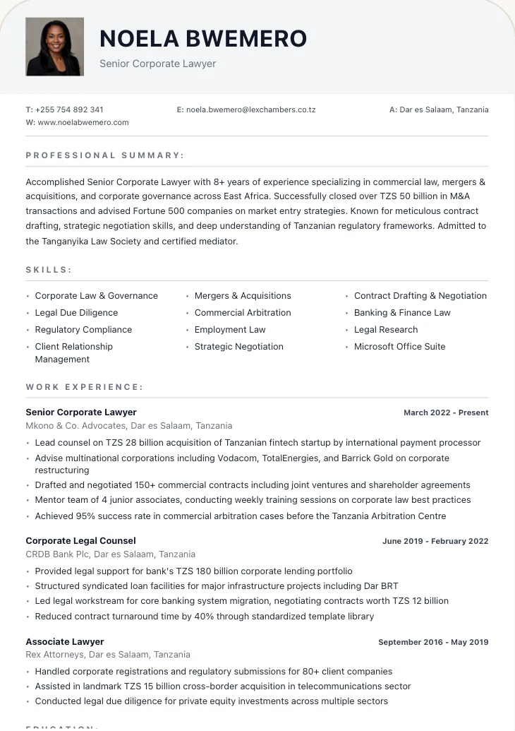 Nyangumi CV template